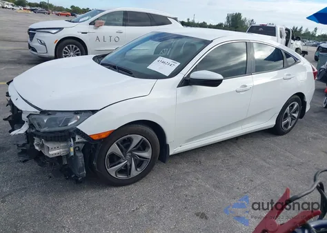 2020 Honda Civic Lx из США, поврежденный, VIN 19XFC2F61LE016471